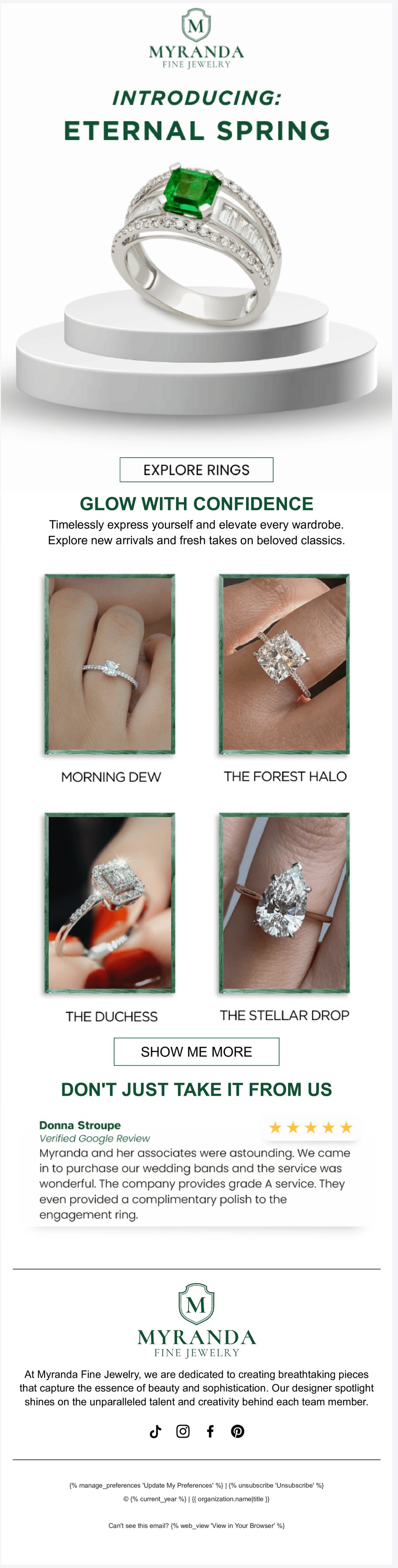 Promotional email